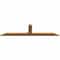 Ekena Millwork Portland Smooth Timber Gable Bracket, Western Red Cedar, 60"W x 15"H x 1 1/2"D x 3 1/2"F, 6/12 Pitch GBW060X15X0204POR00SWR - alternate 3